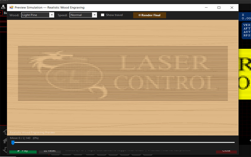 Wood Preview Simulation